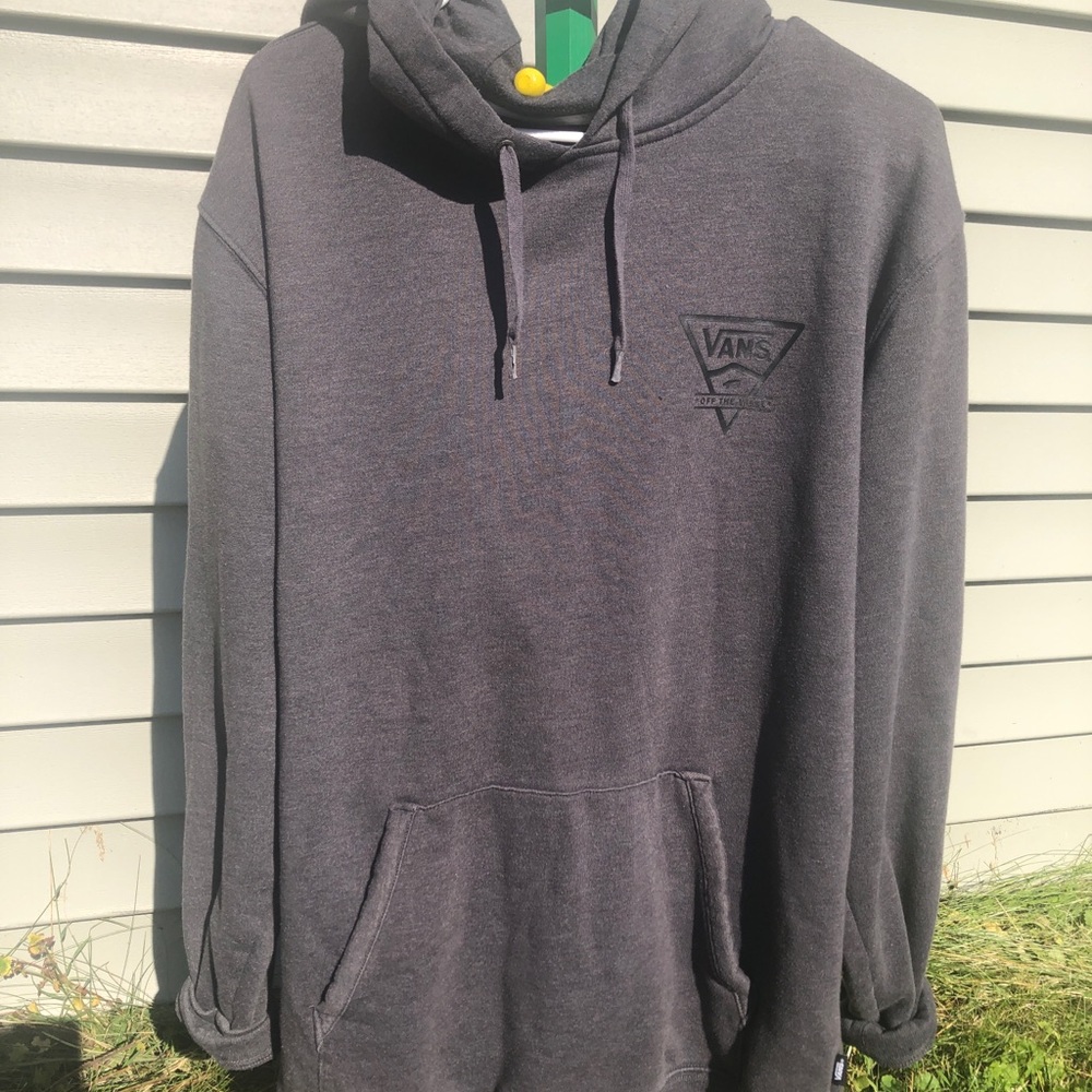Gray Vans Sweatshirt/ Sweatshirt Dress
